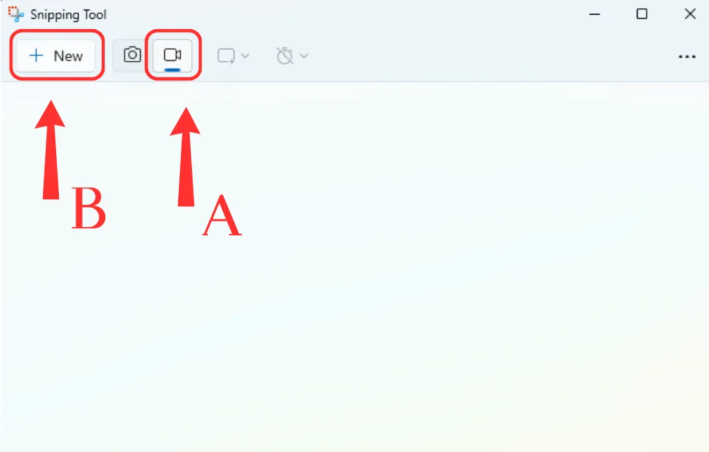 Open Snipping Tool